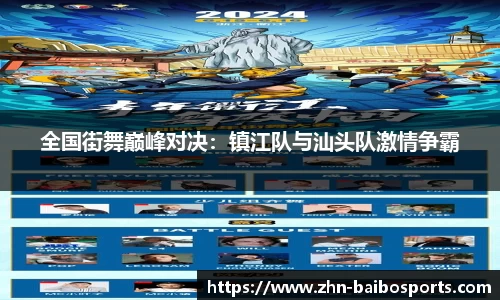 全国街舞巅峰对决:镇江队与汕头队激情争霸